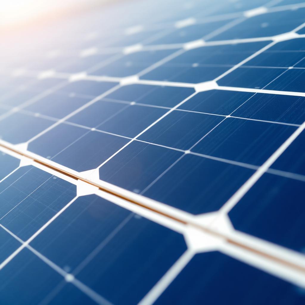 Placa solar limpa